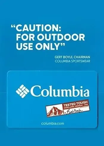 Comprar um cartão de oferta: Columbia Sportswear Gift Card XBOX