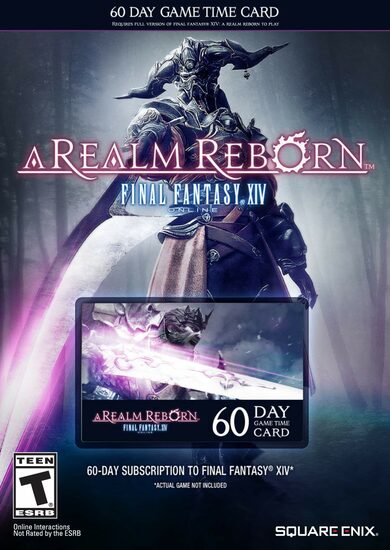 Comprar um cartão de oferta: Final Fantasy XIV: A Realm Reborn 60 Day Time Card PC