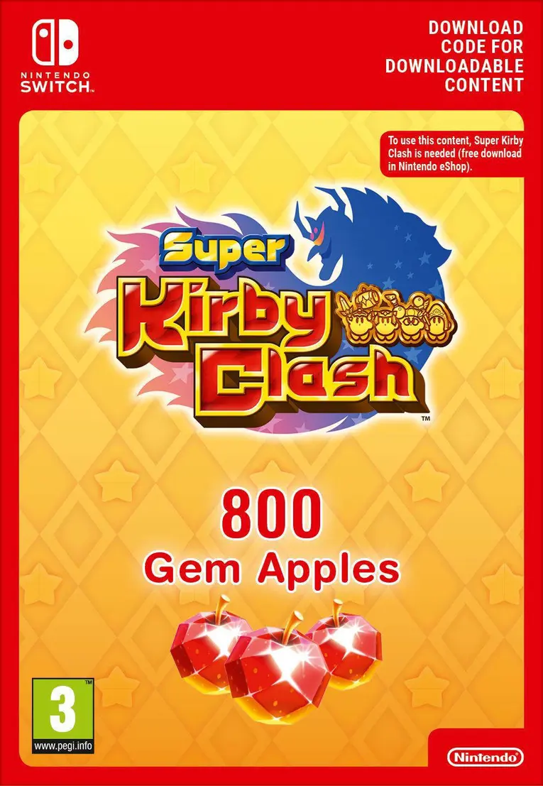 Comprar um cartão de oferta: Super Kirby Clash Gem Apples XBOX